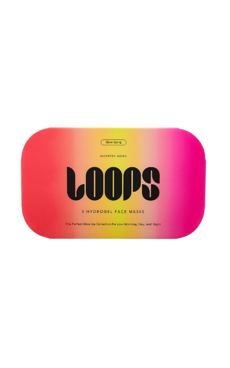 3 Sets Loop Mascarillas Hidrogel Glow