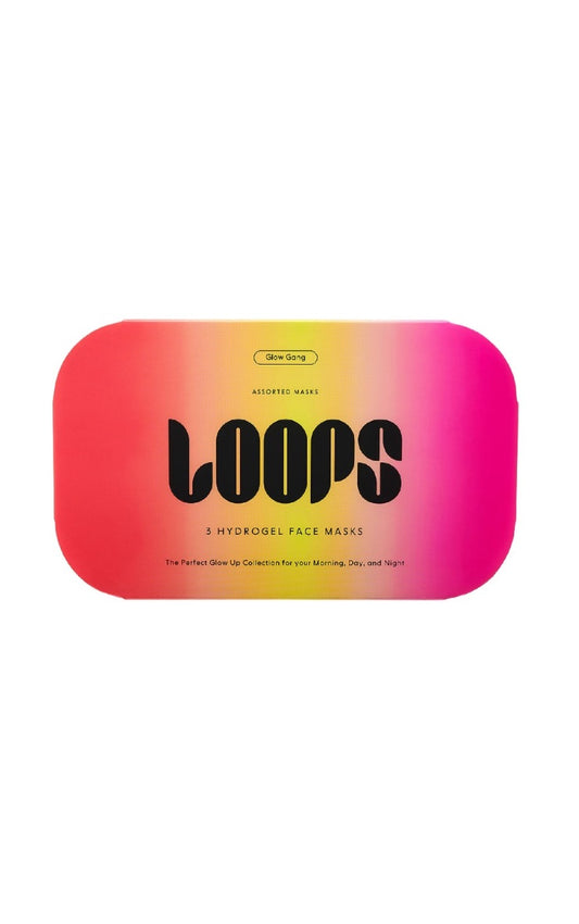 3 Sets Loop Mascarillas Hidrogel Glow