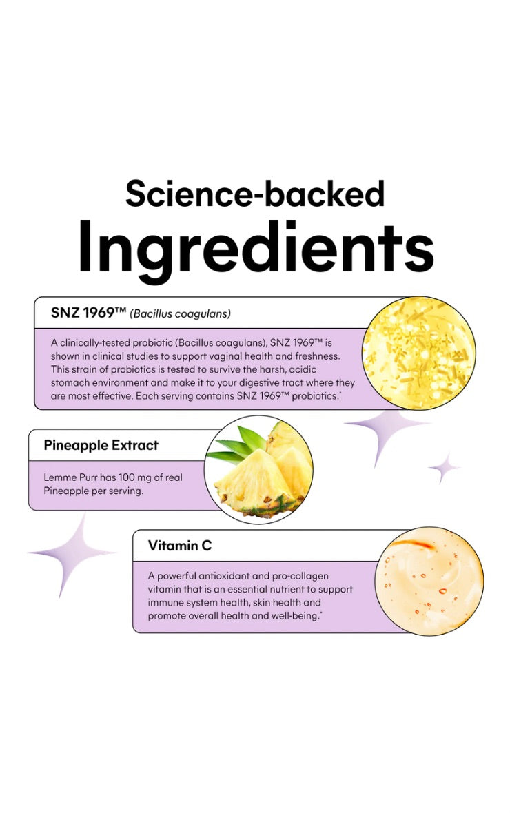 Lemme Purr Capsules – Salud Vaginal & Urinaria