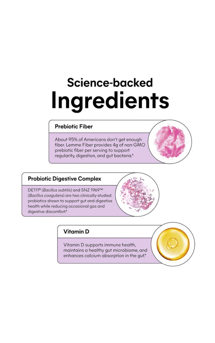 Lemme Fiber Gummies – Gut health made simple