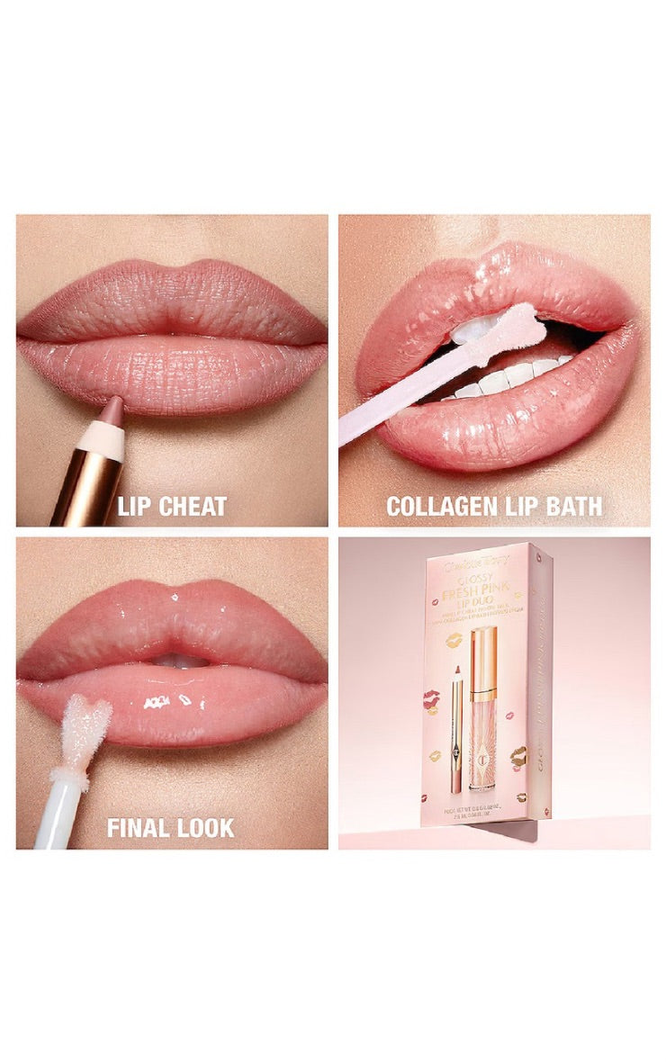 Set Charlotte Tilbury Lip Cheat & Collagen Lip Mi tienda
