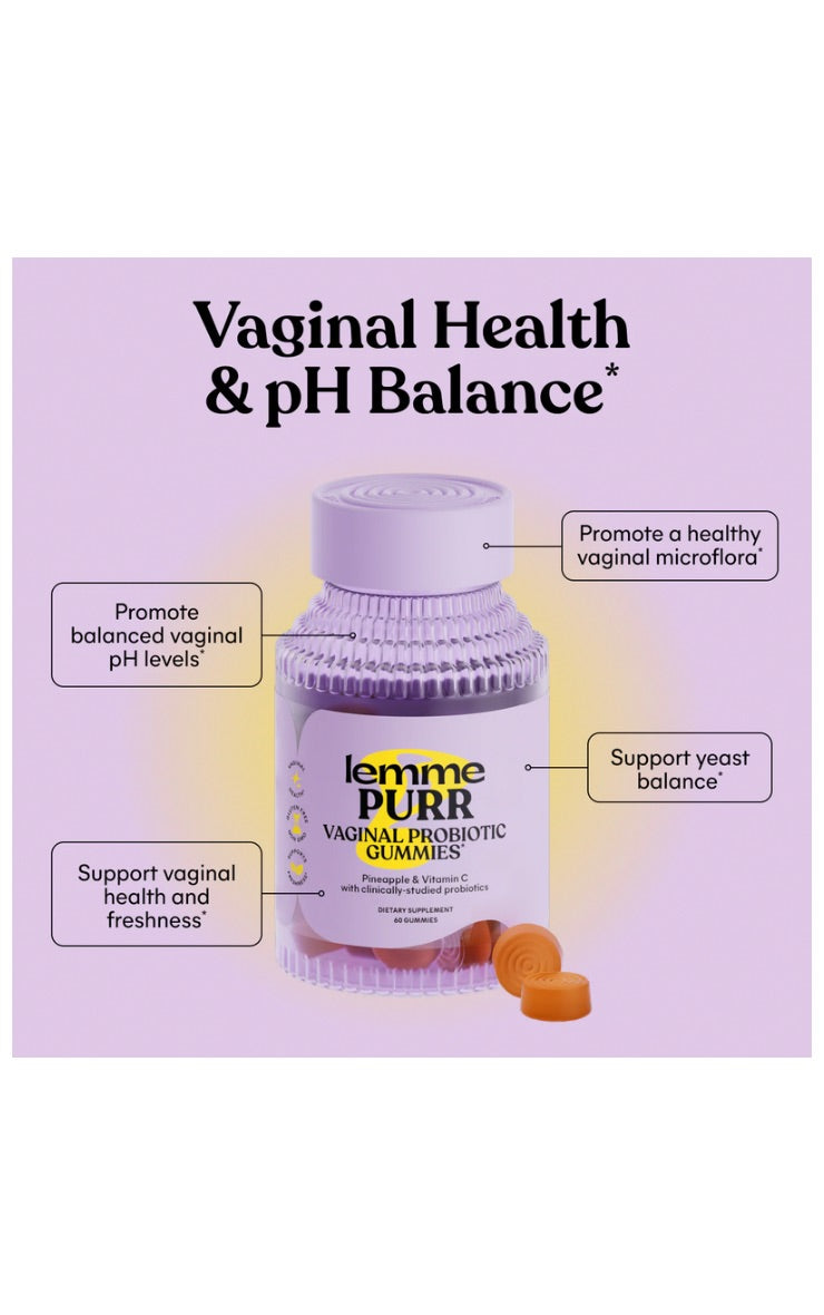 Lemme Purr Capsules – Salud Vaginal & Urinaria